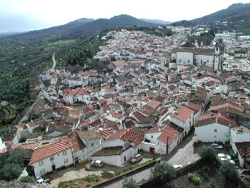 Castelo de Vide von oben