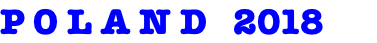 P O L A N D 2018