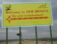 New Mexico Schild